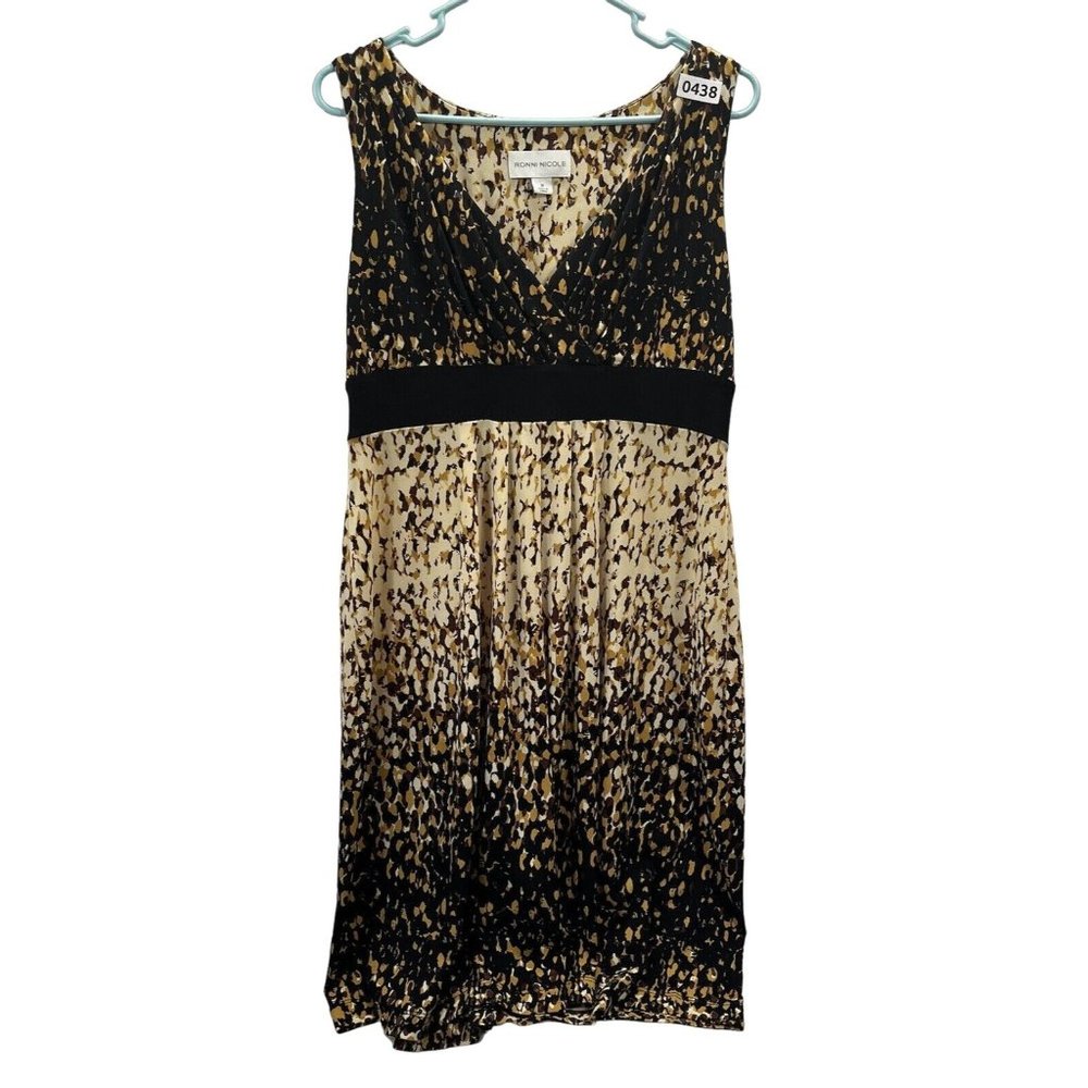 Ronni Nicole Women Dress size 8 Color Black Brown